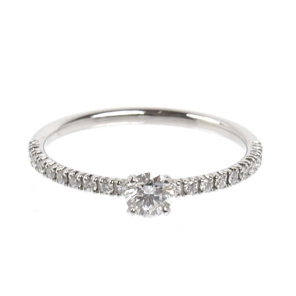 CARTIER Silver Diamond Eternity Ring - Picture 3 of 8